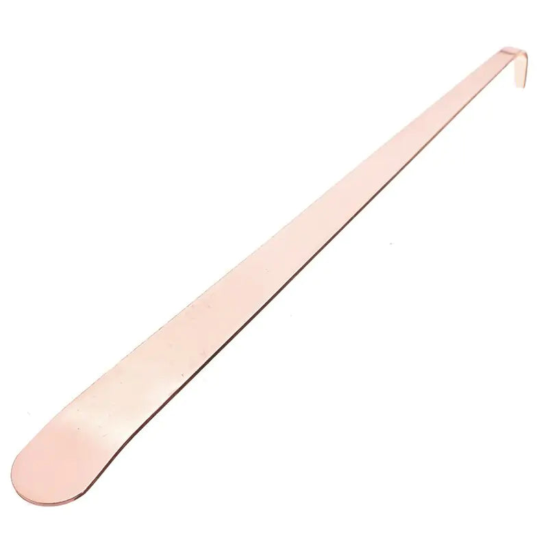 Candle Wick Dipper used to retrieve wick when covered in wax. Candle safety tool. Photo of single rose gold item, white background - Wellness by Heart